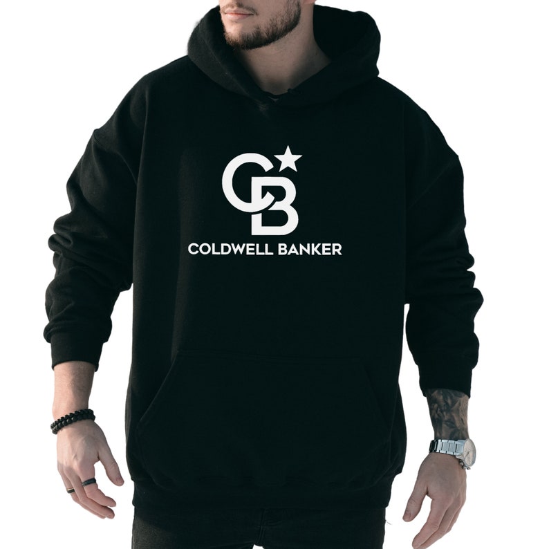 CB Coldwell Banker Unisex Hoodie, Real Estate Agent Clothing, CB Realtor Hoodie, Realtor Marketing Hoodie, Gildan Hoodie, Vinyl Logo. image 3