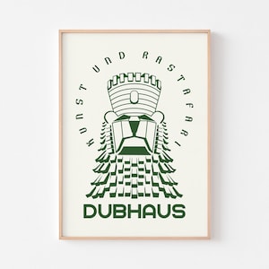DUBHAUS Posterdruck Addis Abeba Modernist Mid Century Bauhaus Brutalist Tattoo Armin Hofmann Swiss Typografie