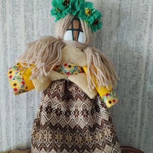 UNIQUE UKRAINIAN handmade motanka doll, talisman of family well-being and health, Slavic design, traditional doll, made in Ukraine