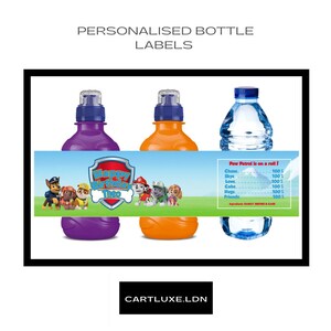 Personalised Peppa Pig Fruit Shoot & Water Bottle Labels - Etsy