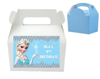 Personalised Frozen Party Boxes