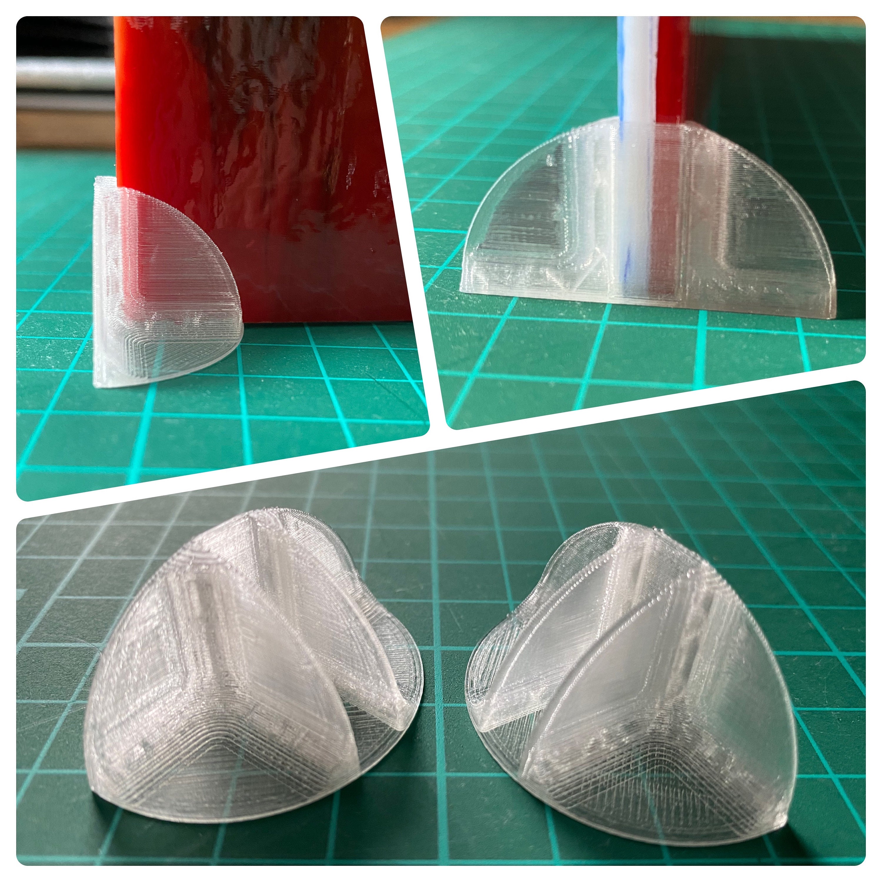 Translucent Corner Clip Display Stand Etsy