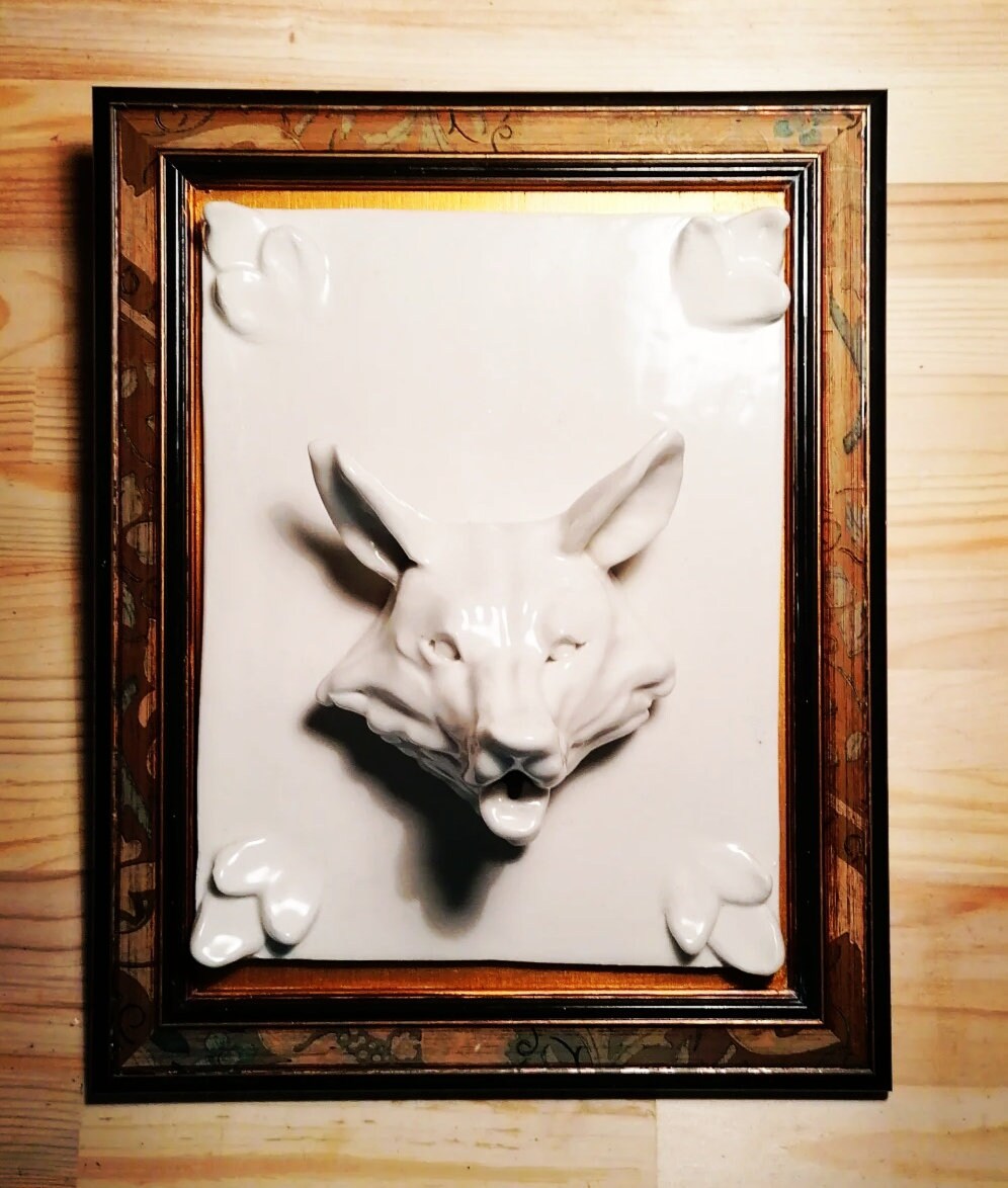 Sculpture, Animal, Céramique. Tableau, Décoration