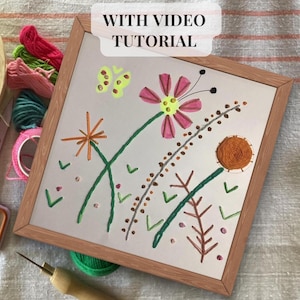 Paper Embroidery Tutorial: Stitch a 3D Card (Digital Download)