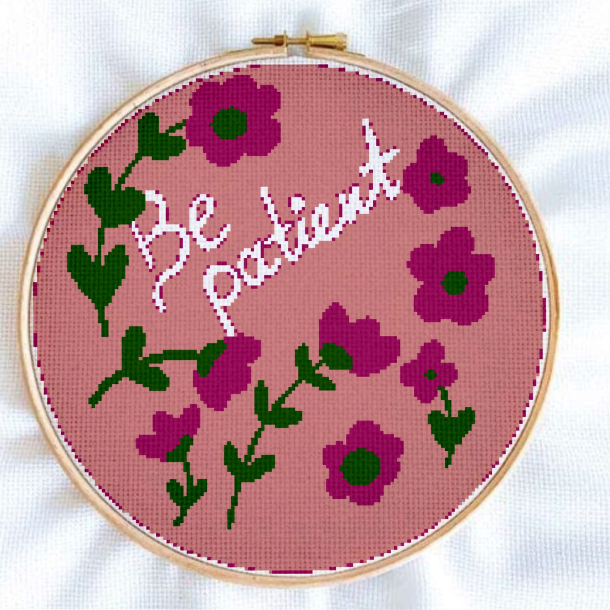 Motivational Wall Art Diy Cross Stitch Pattern Pdf Full Etsy