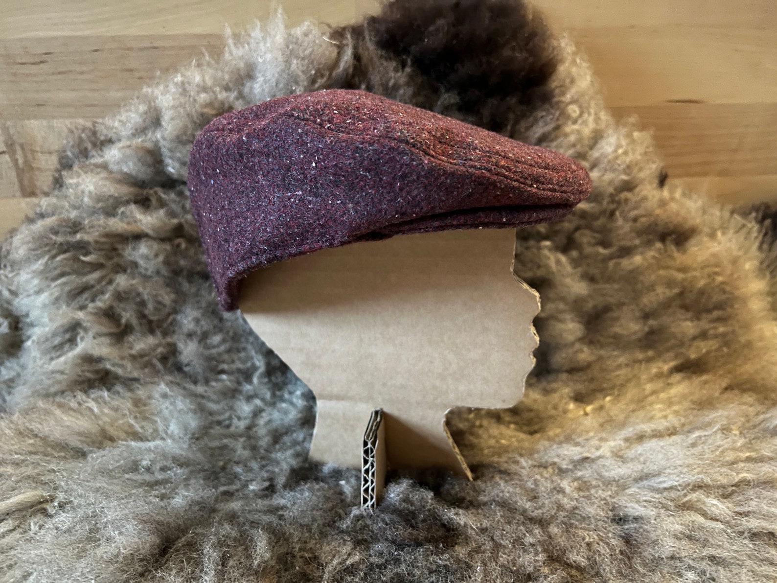 Tweed Newborn Baby Flat Caps Etsy UK