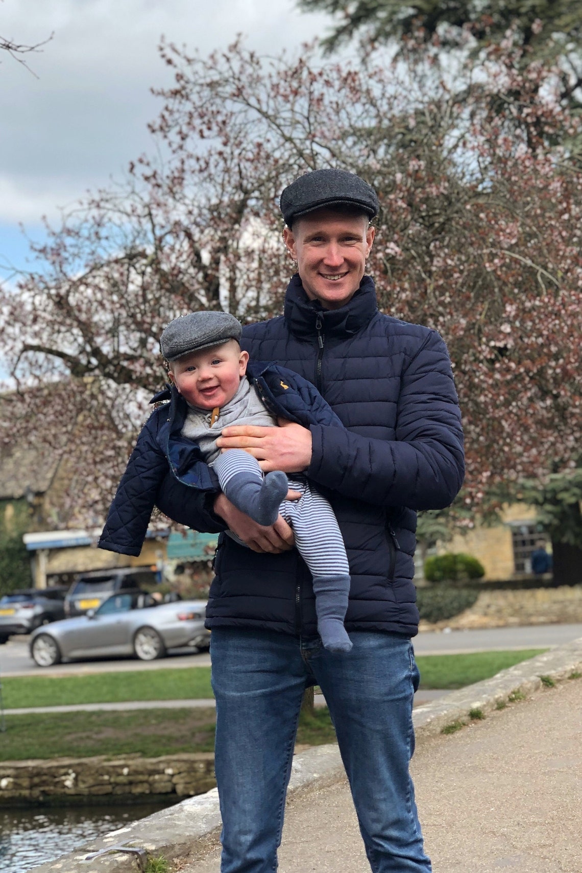 Tweed Newborn Baby Flat Caps Etsy UK