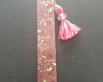 bookmark, book, bookmark, turns leaves, colorful, pompom,