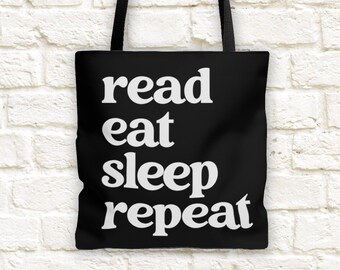 Library Tote Bag, Library Bag, Bookish Tote Bag, Book Lover Gift Ideas, Librarian Gifts, Retro Tote Bag