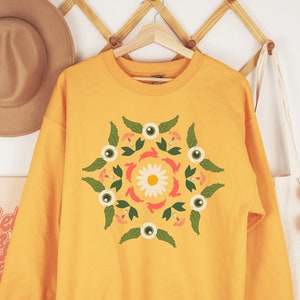 Weirdcore, Mandala Sweatshirt, Weird Stuff, Weirdcore clothing, Evil Eye Sweatshirt, Eyeball Shirt, Weirdcore Sweatshirt, Psychedelic