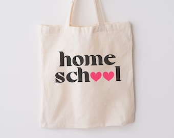 Homeschool Tote Bag, Homeschool Mom Gift, Homeschool Gift, Charlotte Mason, Homeschool Mom