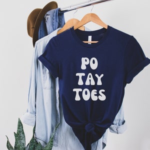 Potatoes, Po Tay Toes, Fellowship, LOTR, Fantasy Shirt, Samwise, Gamgee, Merry, Pippin, Shire, Lord Gift, Funny Fantasy T Shirt, Nerdy Tee
