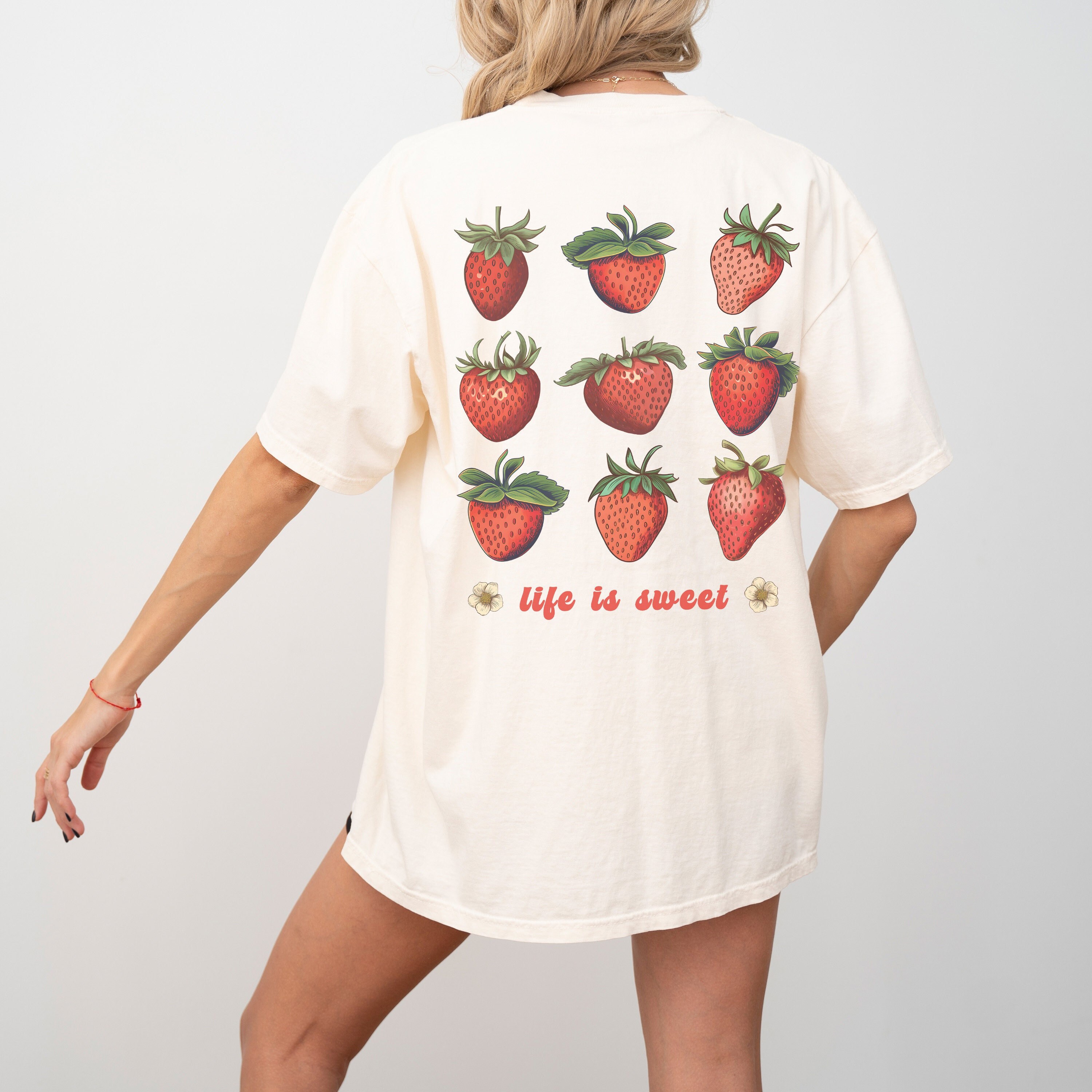 ★ILLIGO★ Strawberry Fitted T-Shirt Cream MUSINSA | ILLIGO Strawberry Fitted T-shirt Cream