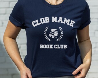 Book Club T Shirt, Custom, Personalize, Booktrovert, Bookish Crewneck, Bookworm Gifts, Reading, BookTok Merch, Book Lover Gift