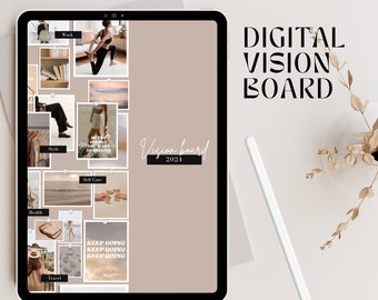 Vision board notebook 