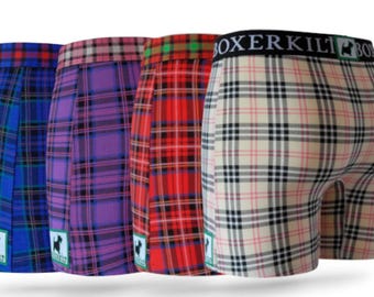 3 Pack Boxerkilt Comfortable and Sexy Underwear for Men / The Boxerkilt = Ergonomic Boxer Briefs for Men (Multi pack)