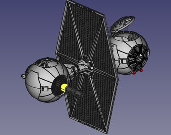 Caza estelar TIE Experimental Mk1 "Bizarro" (escala de figura de acción de 3.75")
