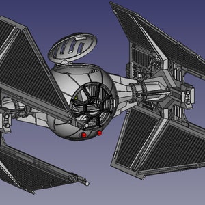 TIE Interceptor (3.75&quot; Action Figure Scale)