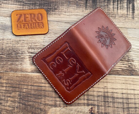 Levellers Leather Card Wallet - Handmade in the UK