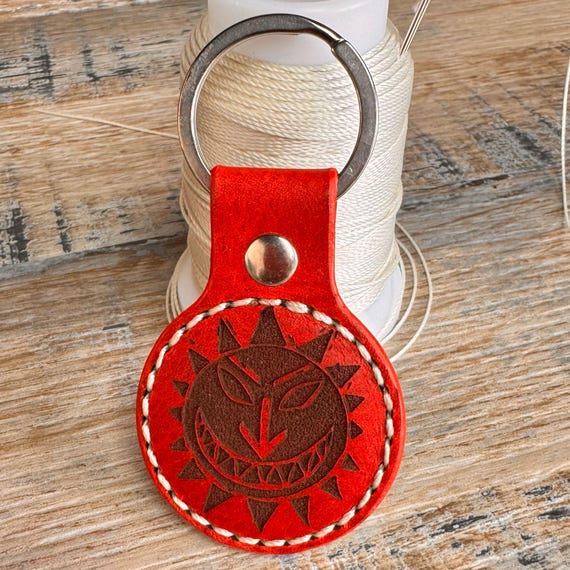 Levellers Logo Leather Key Fob , Key Ring, Key Chain