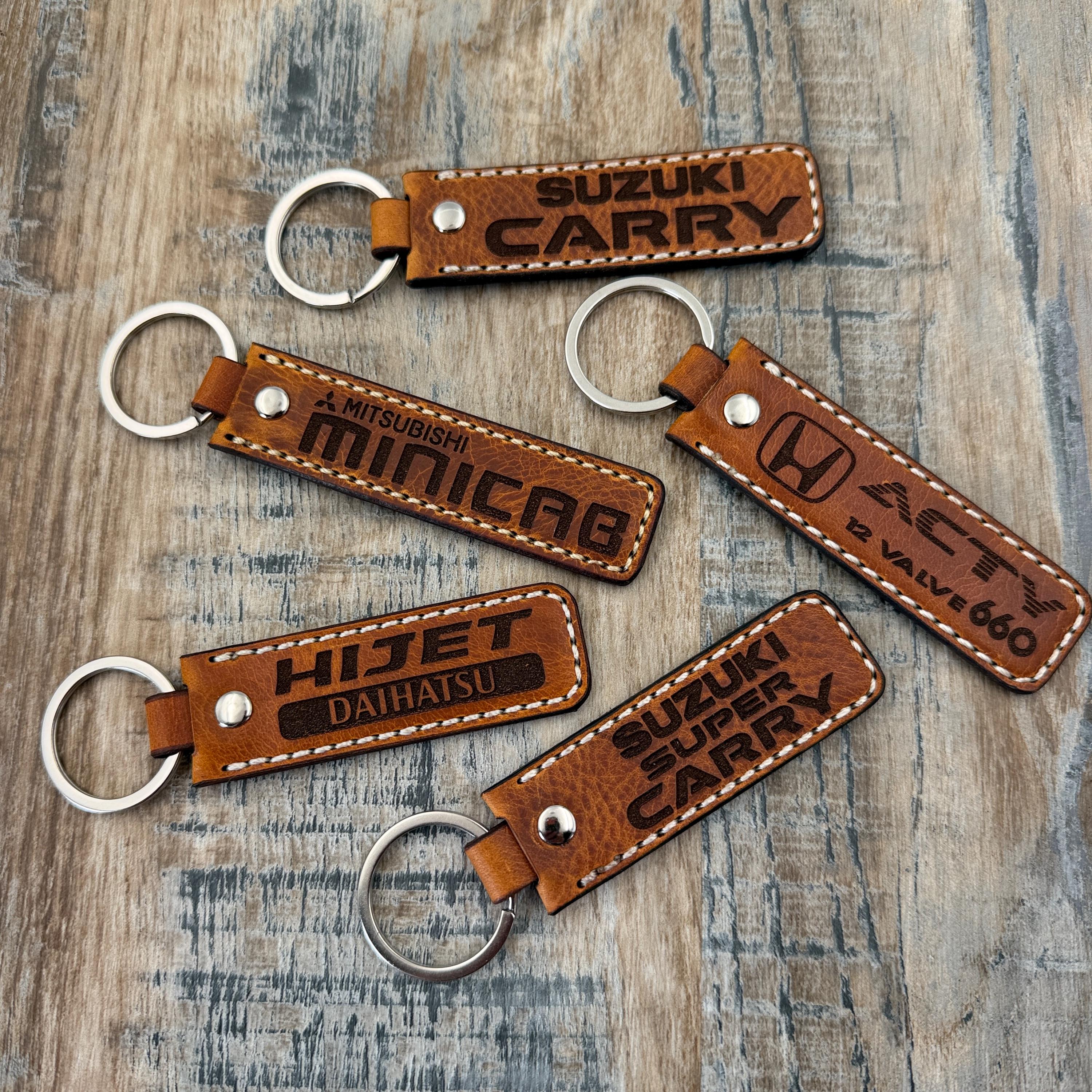 Kei Truck Handmade Leather, Key Fob , Key Ring, Key Chain - Etsy
