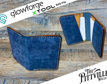 The Pittville Wallet - sjabloon voor Glowforge / xTool Laser Cutter – digitale bestandsdownload