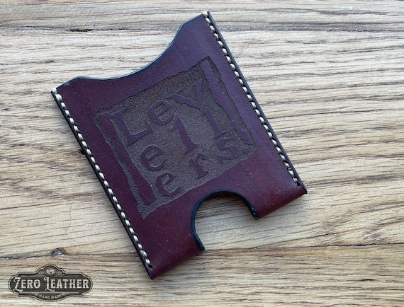 Levellers Minimalist Leather Card Wallet