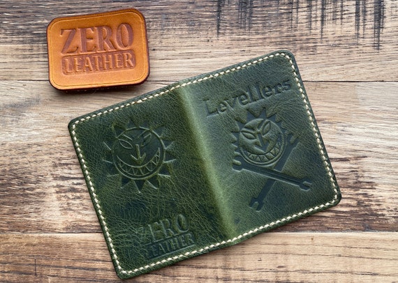 Levellers Leather Card Wallet - Green