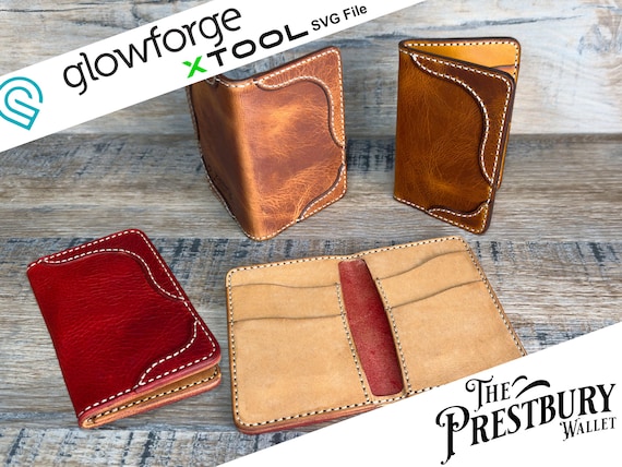 The Prestbury Wallet - Template for Glowforge / xTool Laser Cutter – Digital File Download