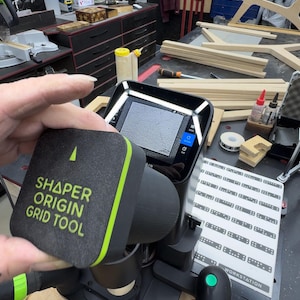 Grid Tool for Shaper Origin / Shaper Tools (with FREE Cable Clip)