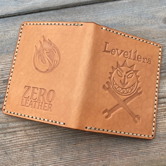 Levellers Leather Card Wallet - Natural