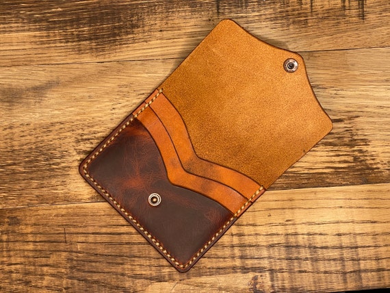 Leather Card Wallet Hand Crafted