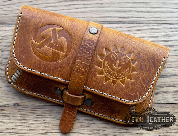 Levellers Leather Tobacco Pouch  - Yellow