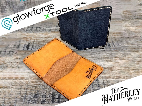The Hatherley Wallet - Template for Glowforge / xTool Laser Cutter – Digital File Download