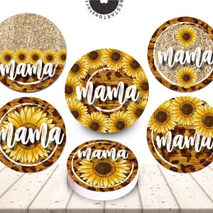 Car Coaster png Sublimation Design, Sunflower png Car Coaster, Cup Coaster Mama Png, Car Coasters Designs Bundle, Keychain png Bundle