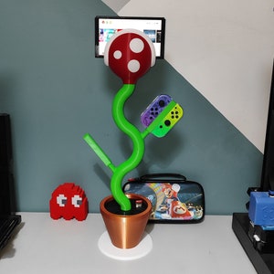 Nintendo Switch Piranha Plant Charging Station Stand for OLED And Classic Version Of Switch in 3 Different versions, Lamp, Mini and Classic image 4