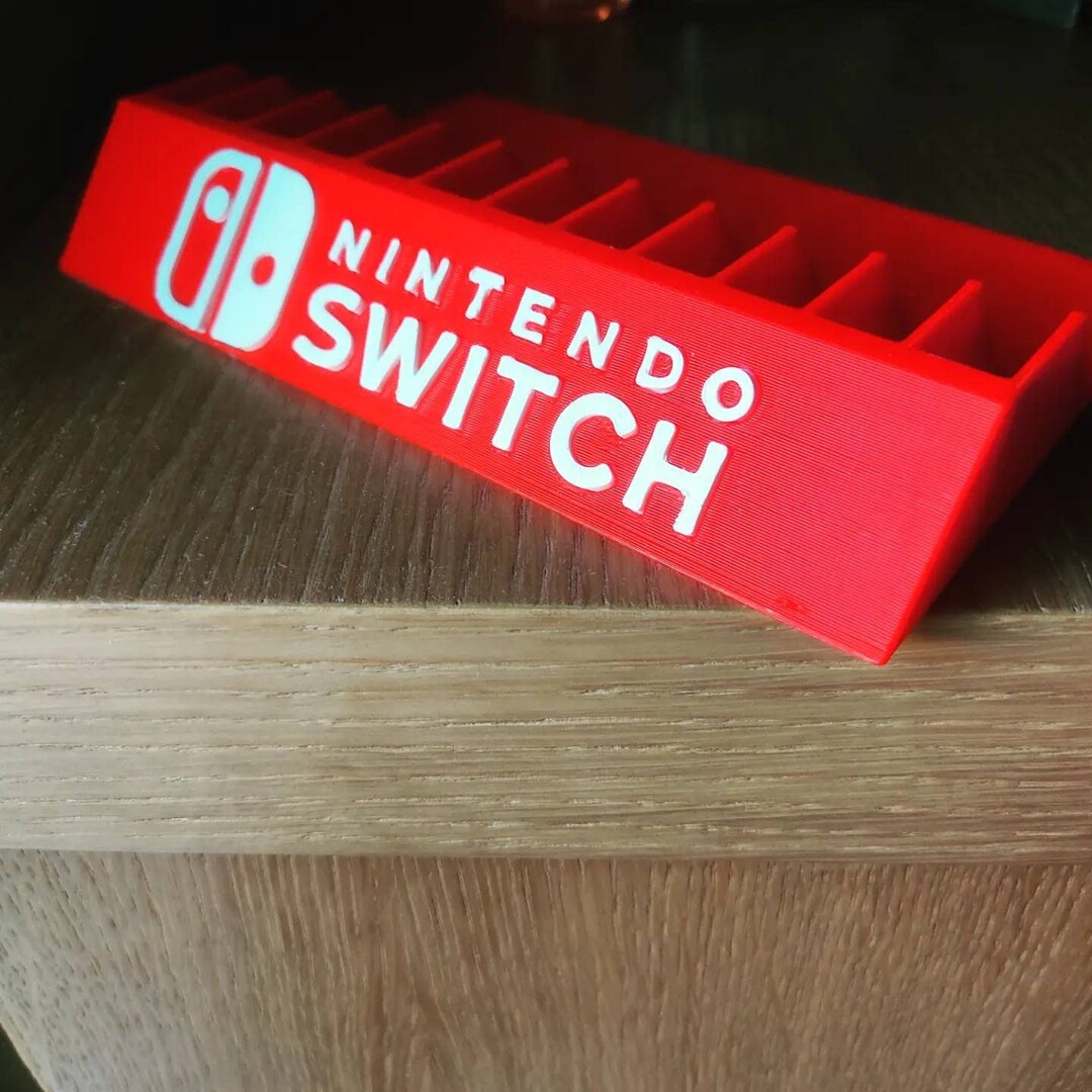 Nintendo Switch Game Case Holder for 15 Games 3D Printing , Organize