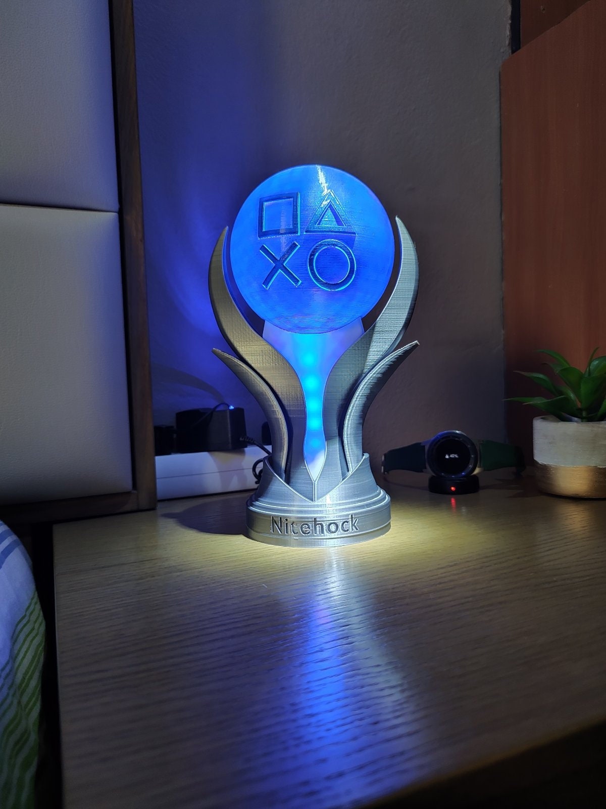 PS5 プラチナトロフィーレプリカ ゲーマー賞ディスプレイ