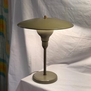 Vintage M.G. Wheeler Sight Light “Flying Saucer” Table Lamp – Mid Century Modern UFO Desk Lamp,  Lighting-LOCAL PICKUP
