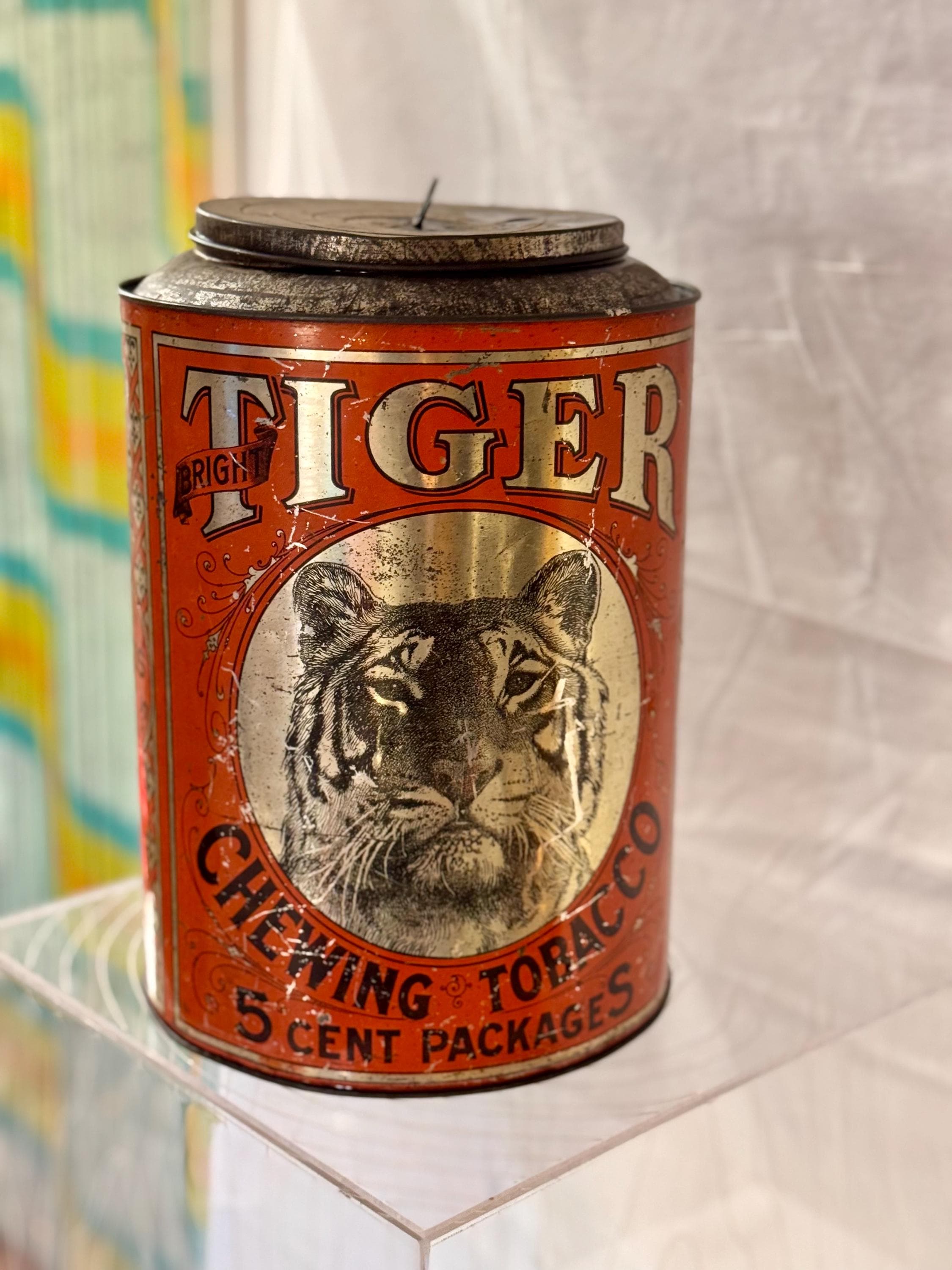 Tiger Tobacco Tin