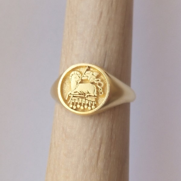 Family crest signet ring,Christmas gift,Valentine's day gift,Birthday gift,Mother days gift,Personalised signet ring,Gold Filled,Silver