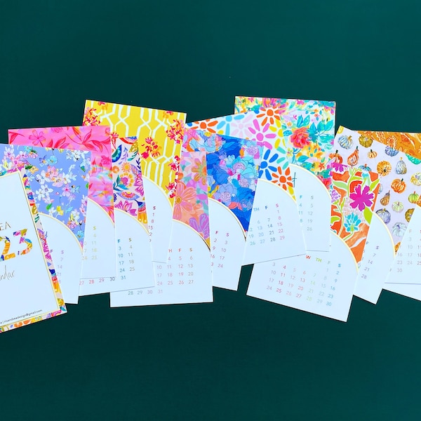 4x6 Desk Calendar - Etsy