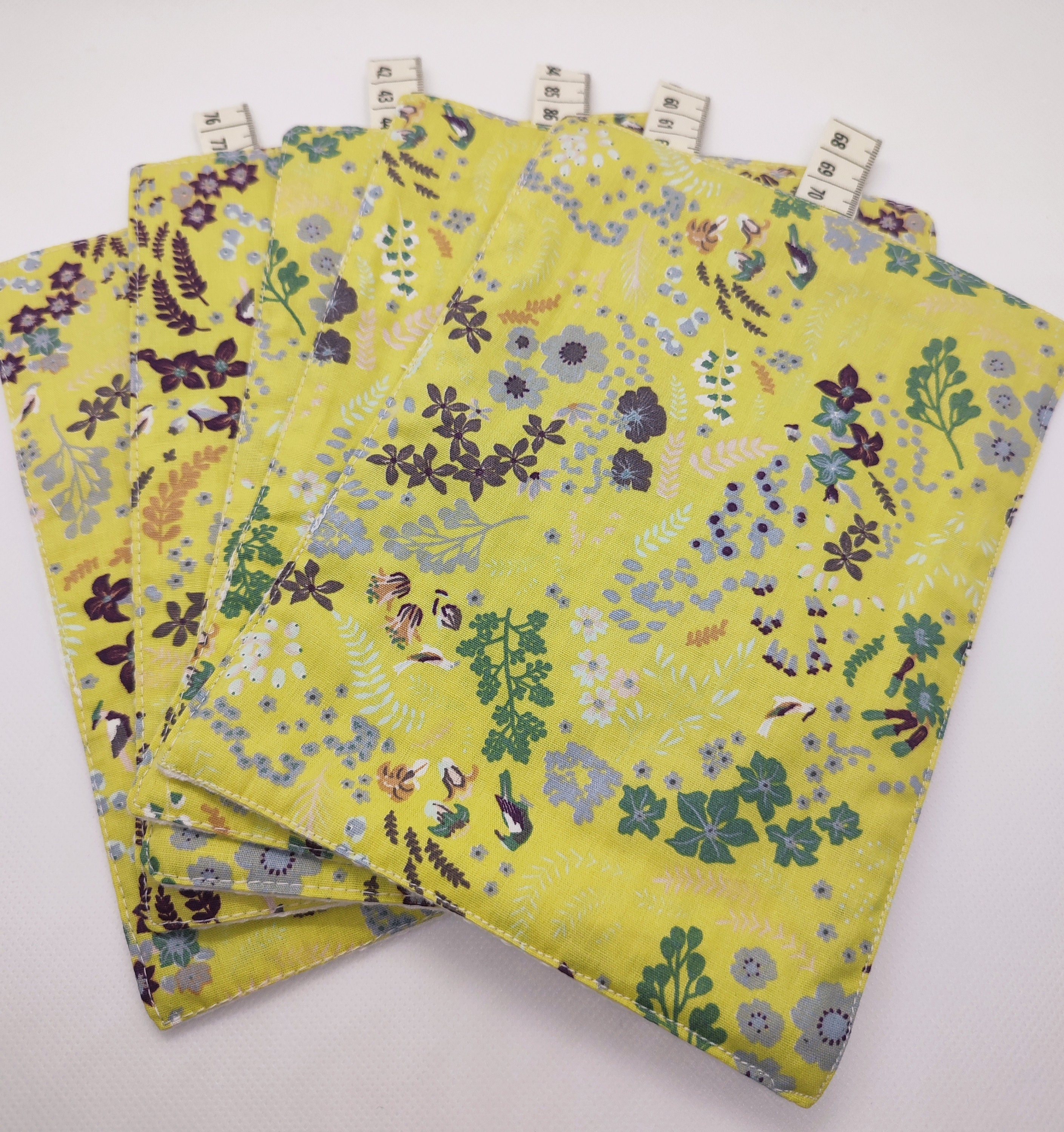 Pack de 10 Essuies Tout Lavables Modèle Printanier