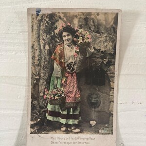 Postal antigua. original. antigüedad. Piezas únicas.