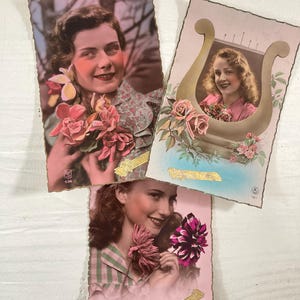 Postales antiguas. Colocar. original. antigüedad. Piezas únicas.