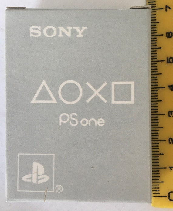 Sony Psone Memory Card 1MB Original /official for PS1 Etsy