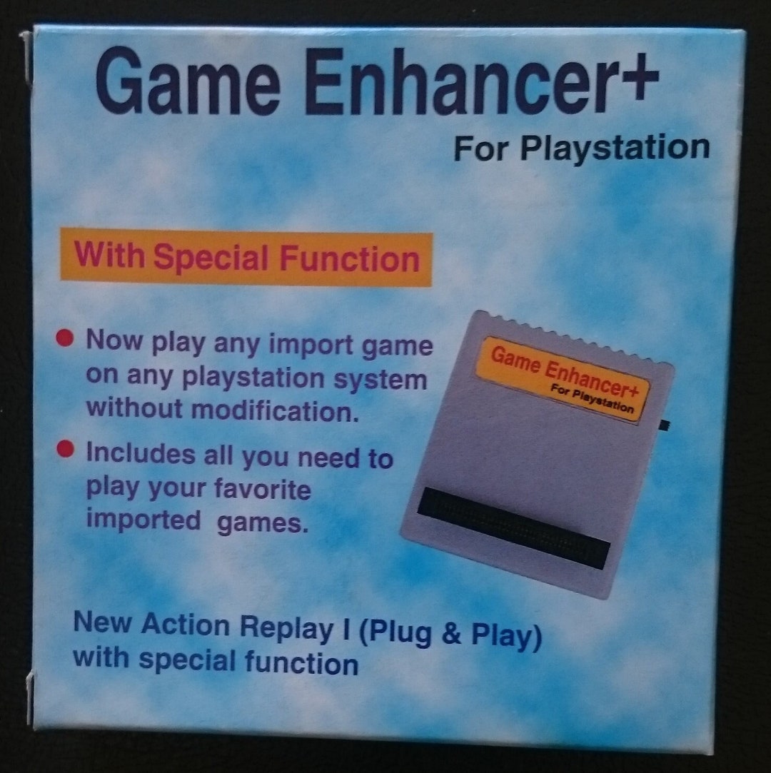 Game Enhancer Symbol PSOne Game Enhancer für Playstation-Konsole - Etsy Österreich