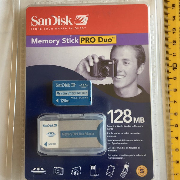 SanDisk Memory Stick Pro Duo 128 MB