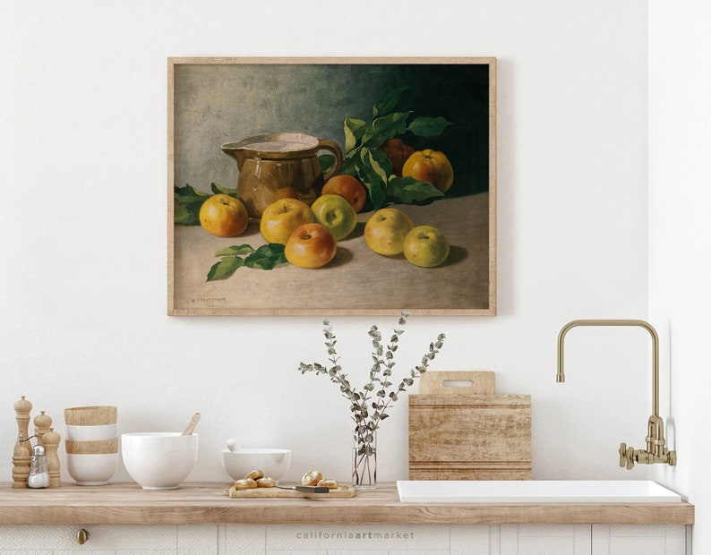 Vintage Kitchen Wall Art Dining Room Wall Decor Kitchen Etsy