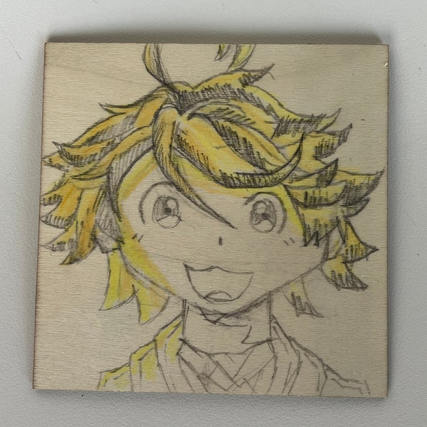 Emma / the Promised Neverland / Mini Anime Art / Pencil Sketch / Mini Art
